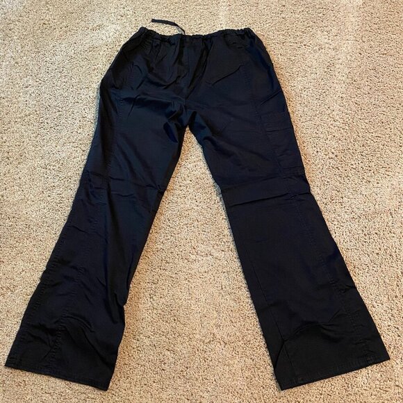 BUNDLE Cherokee Workwear Core Stretch 4 Pocket Drawstring Cargo Pants - Picture 4 of 8